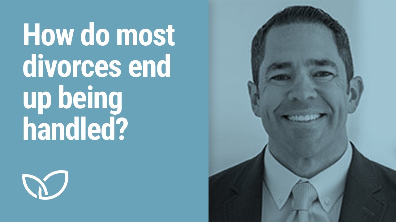 How do most divorces end up being handled? (2022 Dentist Money Show video clip)