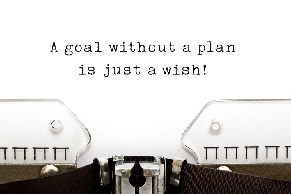 Goal w:o plan just wish